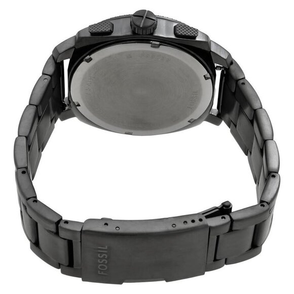 NWT Authentic Fossil Machine Chronograph Quartz Black Dial Men's Watch - Picture 3 of 3